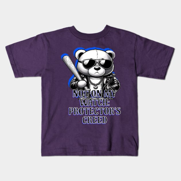 Protector teddy Kids T-Shirt by Out of the world